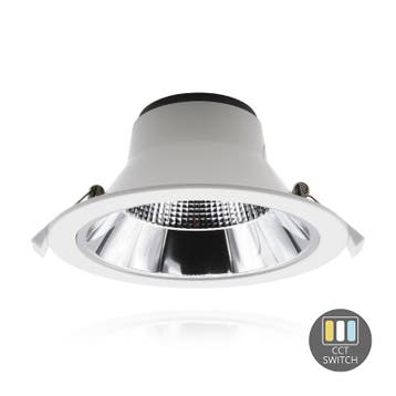 LED Downlight - Sia - CCT Switch - Ø145 - 15w - Wit, Huis en Inrichting, Verzenden, Nieuw