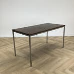 kantinetafel 150x70 cm,  Bruin blad - chroom, Articles professionnels, Aménagement de Bureau & Magasin | Mobilier de bureau & Aménagement