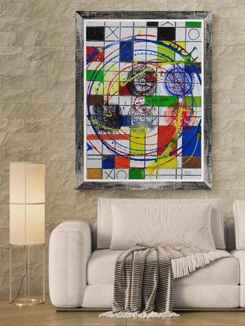 Charles Farigola - Torbellino de colores, Antiek en Kunst