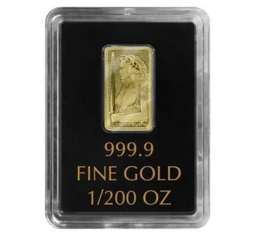 Duitsland. Gold Bar 2026 1/200 oz – .9999 – Germania Mint –, Postzegels en Munten