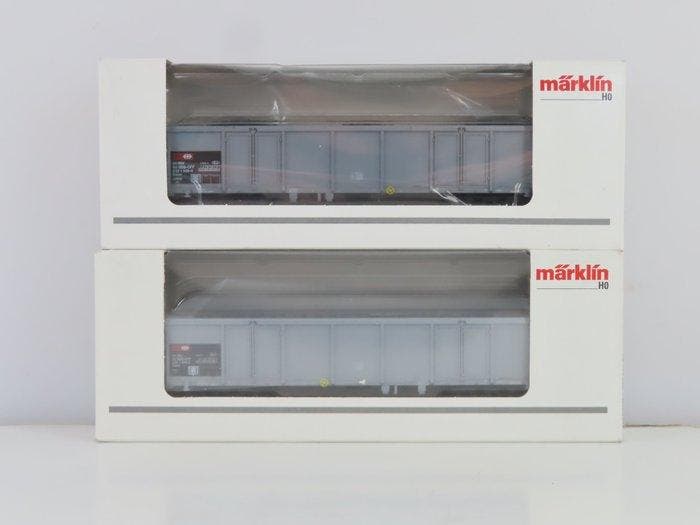Märklin H0 - 46909-03/46908 - Modeltrein goederenwagon (2) -, Hobby & Loisirs créatifs, Trains miniatures | HO