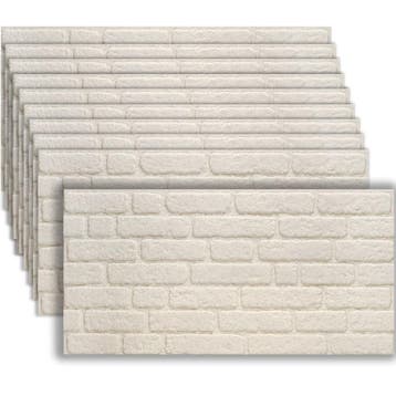 3D-wandpanelen - Witte baksteen, Verzenden, Nieuw