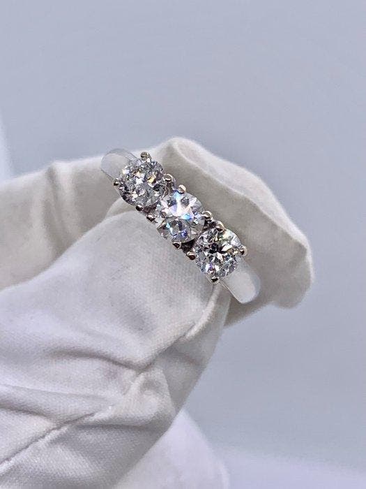 Pala Diamond - Bague déternité - 18 carats Or blanc -, Bijoux, Sacs & Beauté, Bijoux anciens