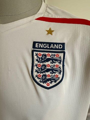 England - Équipes nationales de football - 2007 - Maillot de