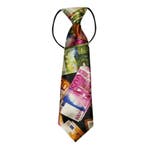 Fako Fashion - Kinderstropdas - Print - Elastiek - Euros, Verzenden
