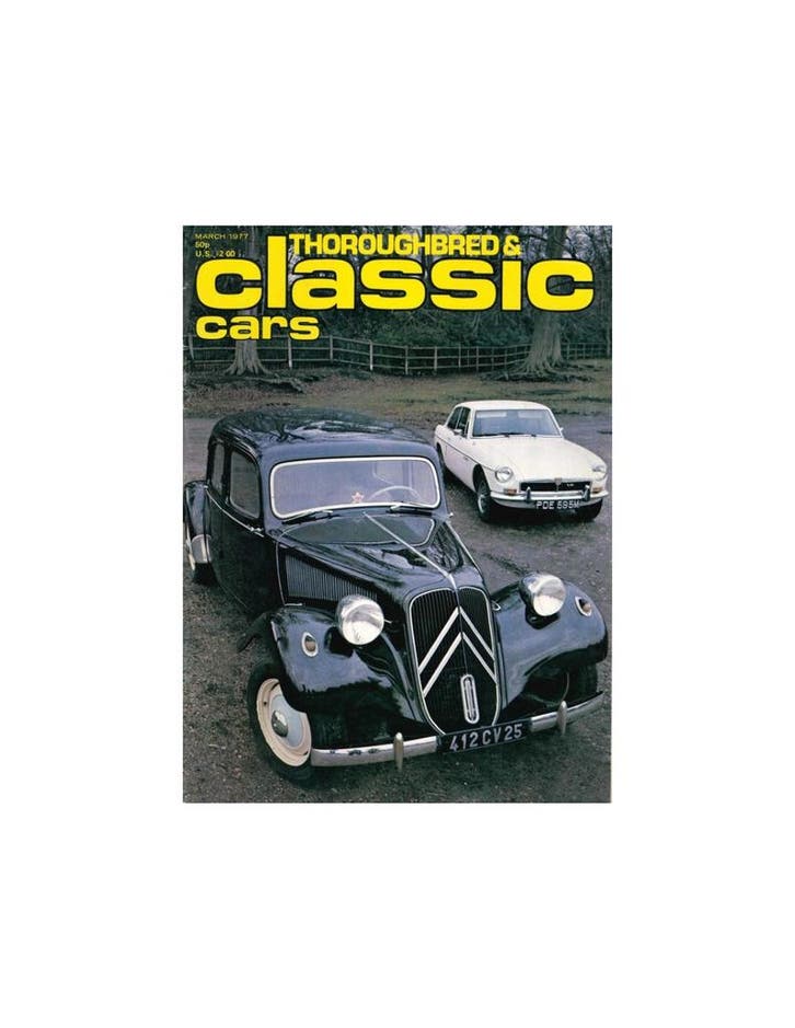 1977 THOROUGHBRED & CLASSIC CARS 06 ENGELS, Livres, Autos | Brochures & Magazines