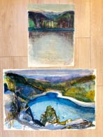Camille Hilaire (1916-2004) - Lot de 2 lithographies sur