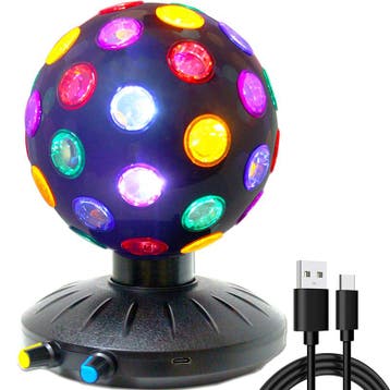 Discolamp Ronddraaiend - USB - Discobal Kinderen, Verzenden