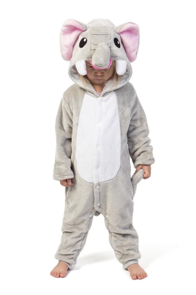 Onesie Grijze Olifant Baby Pakje 68-74 Olifantenpak Kostuum, Kinderen en Baby's, Carnavalskleding en Verkleedspullen, Nieuw, Ophalen of Verzenden