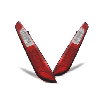 Feux Arrière Pour Ford Focus Mk2 08-11 Led Rouge Chromé, Verzenden