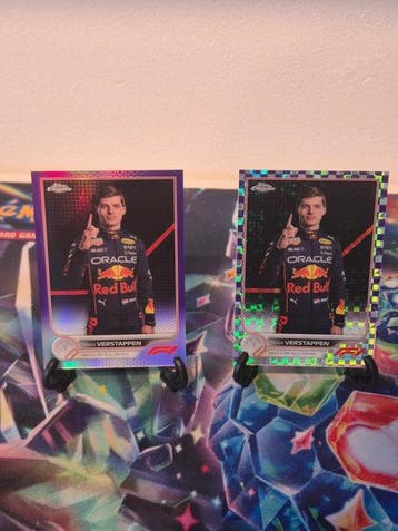 2023 Topps Chrome F1 Max Verstappen Parallel card, Foil - 3