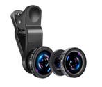 DrPhone PiX - 180° Universele 3 in 1 Fish Eye Lens - Macro /, Telecommunicatie, Mobiele telefoons | Toebehoren en Onderdelen, Verzenden