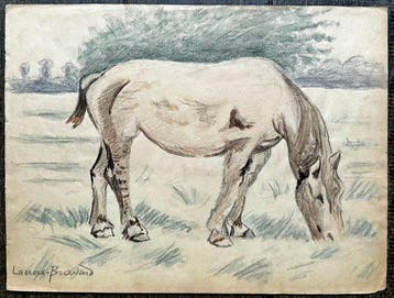 Pierre-Gabriel Lacroix-Bravard (1875-1950) - Le cheval - NO
