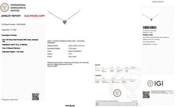 Zonder minimumprijs - Ketting met hanger - 14 karaat, Handtassen en Accessoires