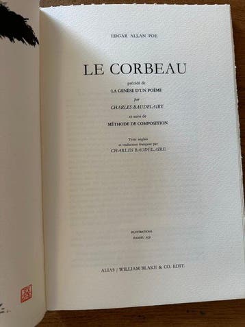 Edgar Allan Poe; Charles Baudelaire; Hamiru Aoi - Le Corbeau