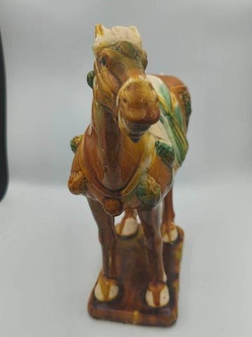 Cheval chinois – sancai – style Tang - Faïence - Chine, Antiquités & Art