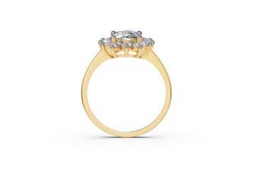 Zonder minimumprijs - Ring - 14 karaat Geel goud - 2.29ct.