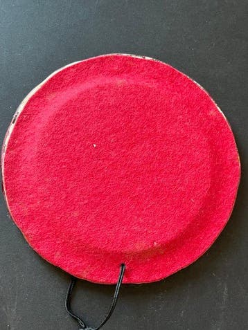 Spiegel- Ronde spiegel - geglazuurde keramiek - Stijl Mithé