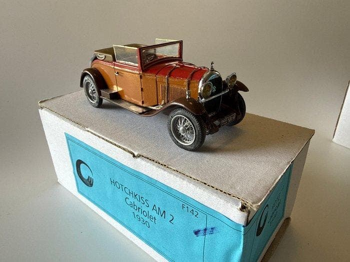 CCC 1:43 - Modelauto (2) - Hotchkiss AM 2 Cabriolet 1930;, Hobby en Vrije tijd, Modelauto's | 1:5 tot 1:12