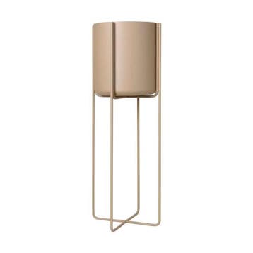 Blomus Kena Plantenbak Met Standaard Nomad Ø 29 Cm -, Verzenden, Zo goed als nieuw, Overige materialen, 70 cm of meer