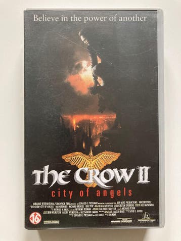 THE CROW 2 CITY OF ANGELS (EX RENTAL) (VHS), Gebruikt