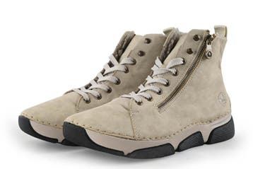 Rieker Veterboots in maat 41 Beige, Overige kleuren, Verzenden, Boots, Zo goed als nieuw