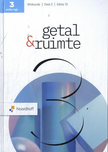 3 vmbo-kgt deel 2 / Getal & Ruimte / leerboek 9789001055455, Boeken, Verzenden, Zo goed als nieuw