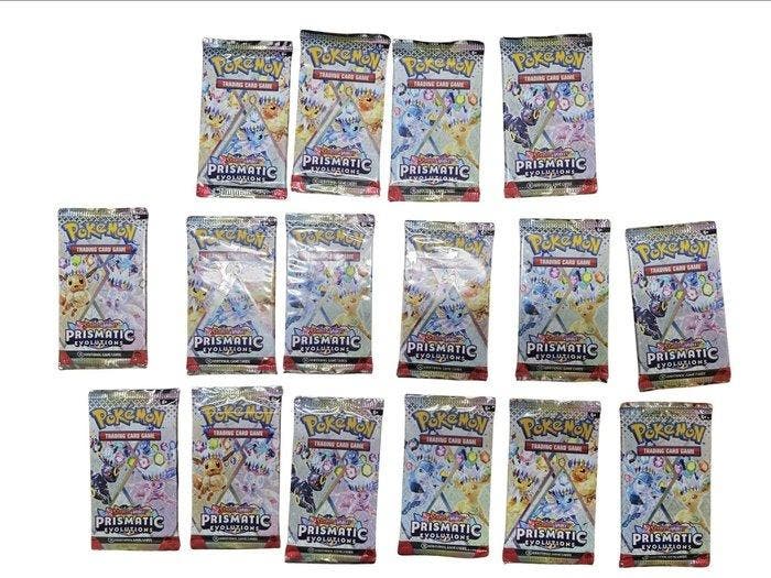 Pokémon - 16 Booster pack - Scarlet & Violet - Prismatic, Hobby & Loisirs créatifs, Jeux de cartes à collectionner | Pokémon