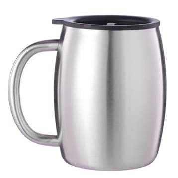 Slimtron 414ml drinkbeker koffiebeker - RVS - Geschikt voor, Ophalen of Verzenden