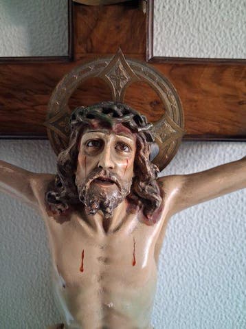Escuela Olot - Kruisbeeld - Jezus gekruisigd - XL - 83 cm -