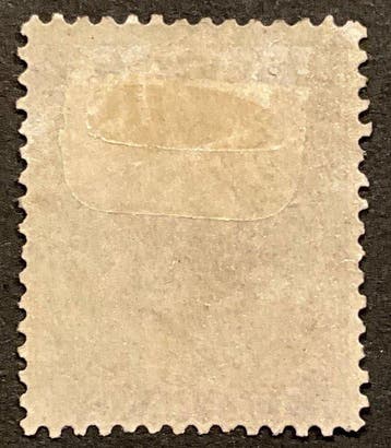 België 1865/1866 - Leopold I in profiel - 1 franc Lila met, Gestempeld