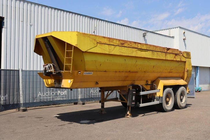 Veiling: Kipper Oplegger Robuste Kaiser S3302V 33000kg 2000, Autos, Camions, Enlèvement