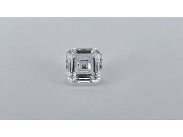 Veiling - Diamant asscher 1.90 crt ( IGI gecertificeerd )