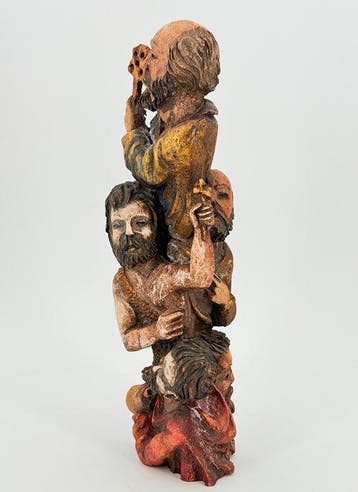 Escuela Española (s. XIX) - Snijwerk, Apóstoles - 42 cm -, Antiek en Kunst