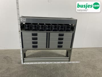 Aluca bedrijfswageninrichting 1250x325x1150mm (3295), Verzenden, Gebruikt
