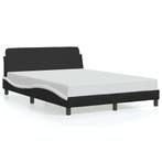 Bedframe Zwart/Wit | Tweede kansje | OP = OP, Overige materialen, Overige kleuren, Verzenden, Modern golvend ontwerp