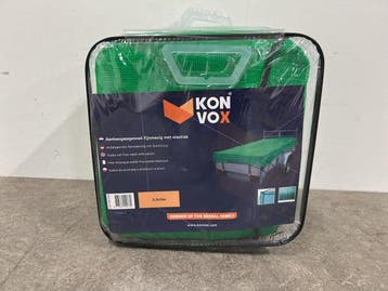 Veiling - 3x Konvox aanhangwagennet 2,5x5m fijnmazig met ela, Nieuw