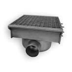 Afvoerput | CombiSteel Sleufgoten | RVS | 2 Uitgangen |, Verzenden, Nieuw in verpakking