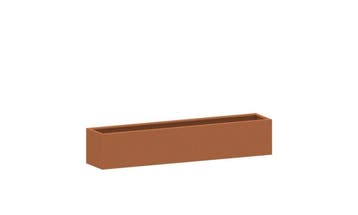 Cortenstaal plantenbak 240x60x60cm - Zonder bodem - HTDesign, Tuin en Terras, Bloembakken en Plantenbakken, 100 cm of meer, Nieuw
