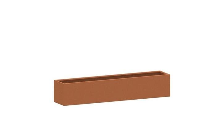 Cortenstaal plantenbak 240x60x60cm - Zonder bodem - HTDesign, Tuin en Terras, Bloembakken en Plantenbakken, 60 cm of meer, 100 cm of meer