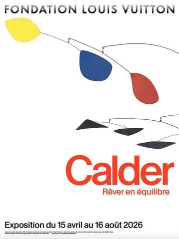 Alexander Calder - Cartel Alexander Calder / Fondatión Louis