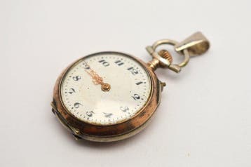 Antique - 800 silver 10 Rubis - mechanical pocket watch -, Nieuw