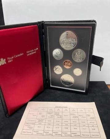 Canada. 1980, Double Dollar Specimen Set, Incl. Silver