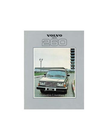 1979 VOLVO 260 BROCHURE NEDERLANDS