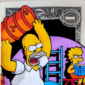 TOONS - HOMER KONG — HOMER, BART & LISA SIMPSON