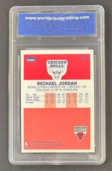 1996/97 Fleer Ultra Decade of Excellence Michael Jordan #U-4
