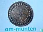 Tunesië 10 centimes 1892 (AH1310), Verzenden, Overige landen, Losse munt