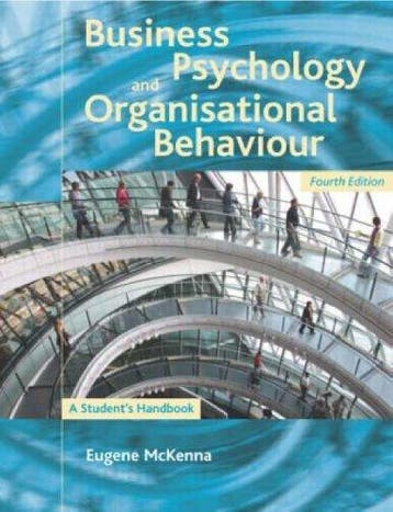Business Psychology and Organisational Behaviour, Verzenden, Gelezen, Eugene F. Mckenna
