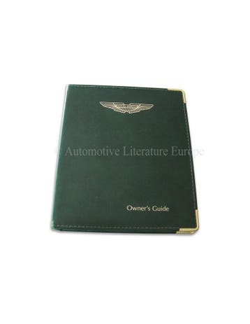 1998 ASTON MARTIN VANTAGE INSTRUCTIEBOEKJE ENGELS
