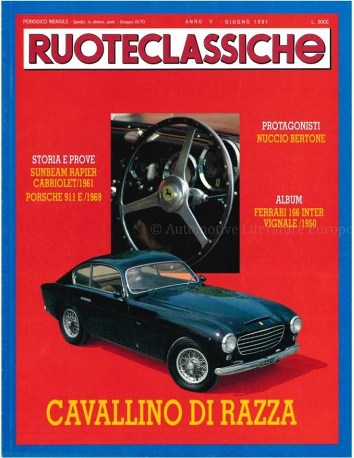 1991 RUOTECLASSICHE MAGAZINE 41 ITALIAANS, Boeken, Auto's | Folders en Tijdschriften